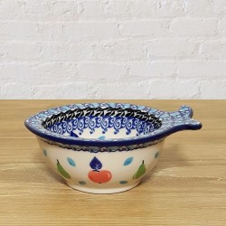 ポーリッシュポタリー CERAMIKA ARTYSTYCZNA おさかなボウル小 200ml CAE35-2704X