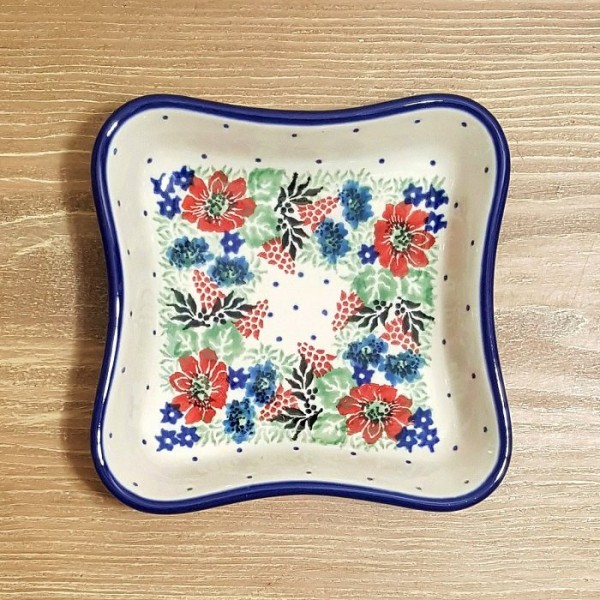 ポーリッシュポタリー CERAMIKA ARTYSTYCZNA スクエア ボウル 11.5cm CA630-1535X