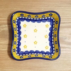 ポーリッシュポタリー CERAMIKA ARTYSTYCZNA スクエア ボウル 11.5cm CA630-859X