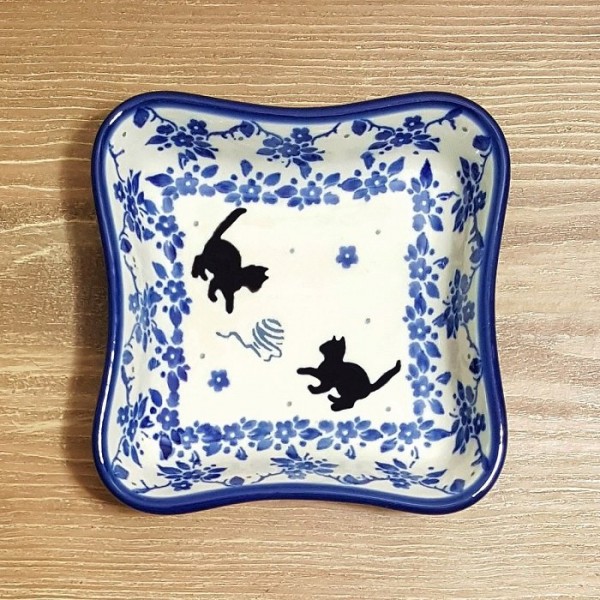 ポーリッシュポタリー CERAMIKA ARTYSTYCZNA スクエア ボウル 11.5cm CA630-2592X