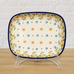 ポーリッシュポタリー CERAMIKA ARTYSTYCZNA スクエアディッシュ 18cm CA159-2225X