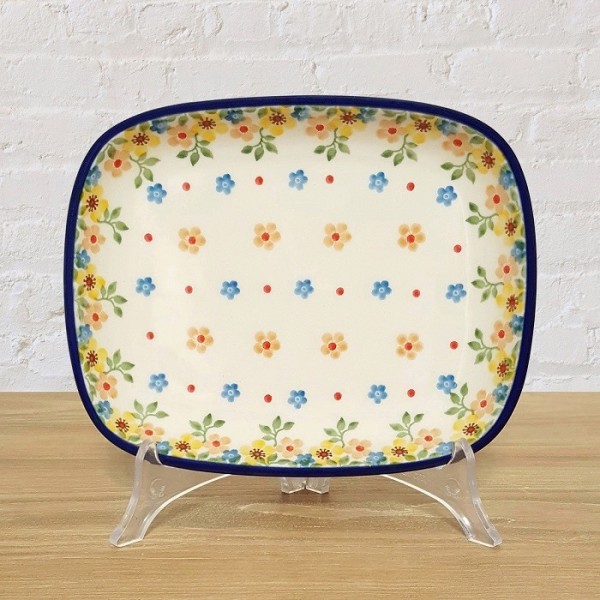 ポーリッシュポタリー CERAMIKA ARTYSTYCZNA スクエアディッシュ 18cm CA159-2225X