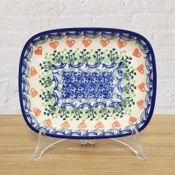 ポーリッシュポタリー CERAMIKA ARTYSTYCZNA スクエアディッシュ 18cm CA159-2102X