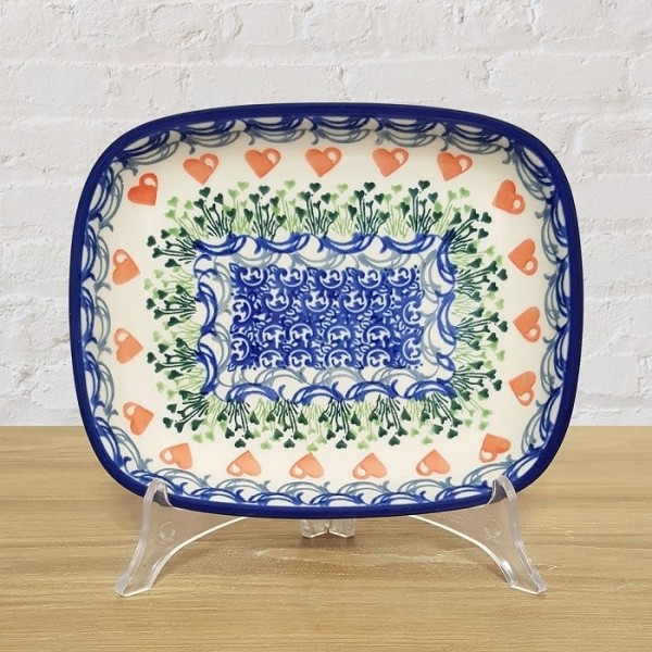 ポーリッシュポタリー CERAMIKA ARTYSTYCZNA スクエアディッシュ 18cm CA159-2102X