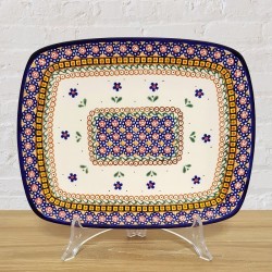 ポーリッシュポタリー MILLENA スクエアープレート 23cm M408-U6