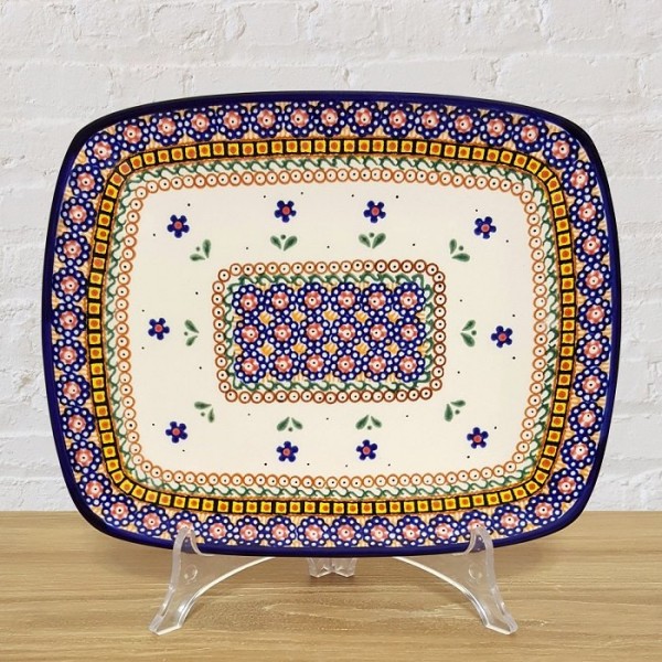 ポーリッシュポタリー MILLENA スクエアープレート 23cm M408-U6