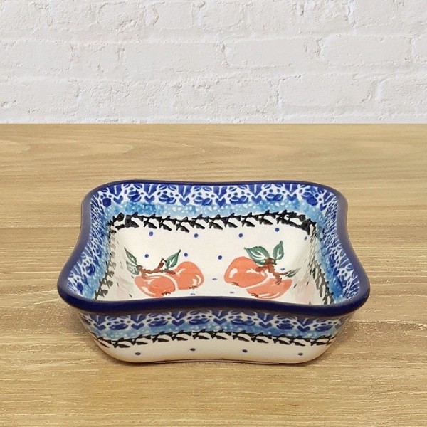 ポーリッシュポタリー CERAMIKA ARTYSTYCZNA スクエア ボウル 11.5cm CA657-2721X