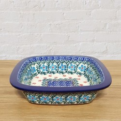 ポーリッシュポタリー CERAMIKA ARTYSTYCZNA 正方形ボウル17cm CA848-904X