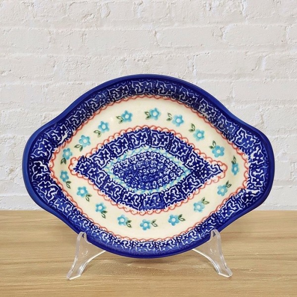 ポーリッシュポタリー VENA オーバルトレイ21.5cm V122-B241