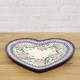 ポーリッシュポタリー MILLENA のハート型のプレート21cm M440-U27V