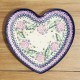 ポーリッシュポタリー MILLENA のハート型のプレート21cm M440-U27V