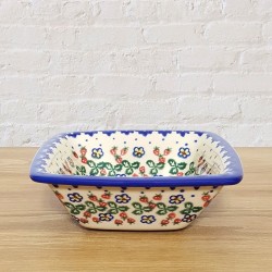 ポーリッシュポタリー VENA 正方形ボウル15cm V223-U253