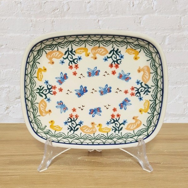 ポーリッシュポタリー CERAMIKA ARTYSTYCZNA スクエアディッシュ 18cm CA159-1150X