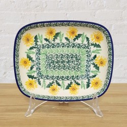 ポーリッシュポタリー CERAMIKA ARTYSTYCZNA スクエアディッシュ 18cm CA159-2122X