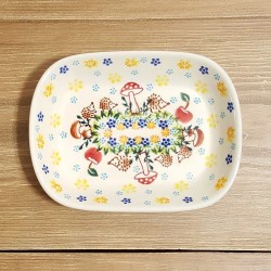 ポーリッシュポタリー VENA オリーブ皿16.5cm V172-C123