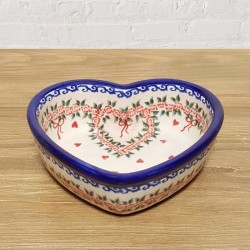 ポーリッシュポタリー VENA ハートボウル 14.5cm V175-U455