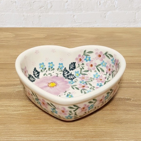 ポーリッシュポタリー VENA ハートボウル 14.5cm V175-U208