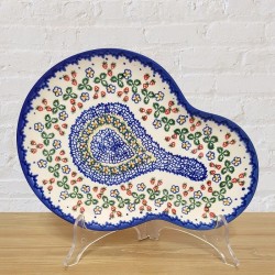 ポーリッシュポタリー VENA ダルマ プレート28cm V209-U253