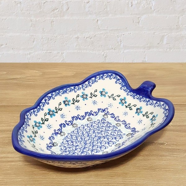 ポーリッシュポタリー VENA リーフボウル20cm V160-C114