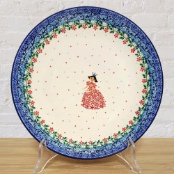 ポーリッシュポタリー CERAMIKA ARTYSTYCZNA 平皿25cm CA223-2286X