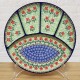 ポーリッシュポタリー CERAMIKA ARTYSTYCZNA 仕切り皿26cm CA498-1916X