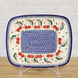 ポーリッシュポタリー MILLENA スクエアープレート 23cm M408-0123