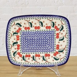 ポーリッシュポタリー MILLENA スクエアープレート 23cm M408-0123