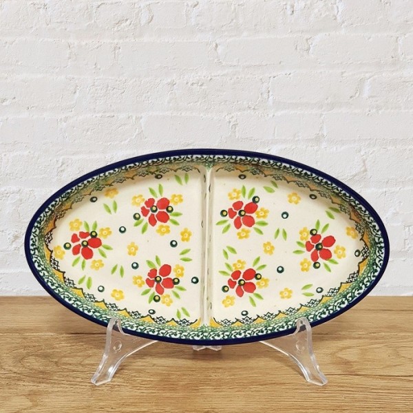 ポーリッシュポタリー CERAMIKA ARTYSTYCZNA セパレートディッシュ22cm CA395-2357X