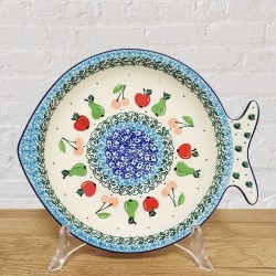 ポーリッシュポタリー CERAMIKA ARTYSTYCZNA フィッシュプレート19cm CAE37-2724X