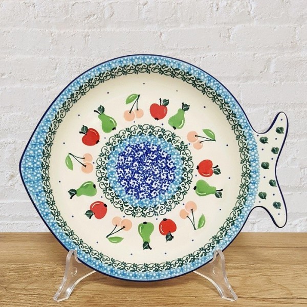 ポーリッシュポタリー CERAMIKA ARTYSTYCZNA フィッシュプレート19cm CAE37-2724X