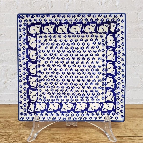 ポーリッシュポタリー MANUFAKTURA スクエアプレート18cm T158-KOT6