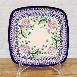 ポーリッシュポタリー MILLENA スクエアプレート 18cm M407-U27V