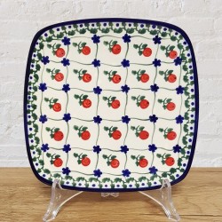 ポーリッシュポタリー MILLENA スクエアプレート 18cm M407-063R