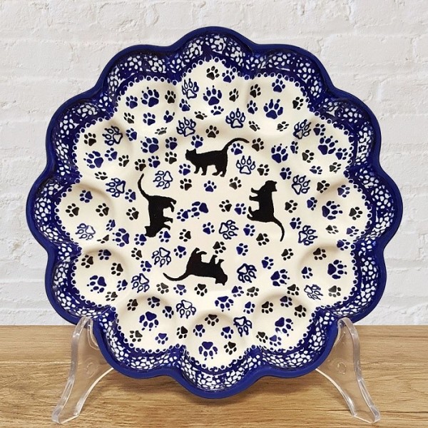 ポーリッシュポタリー IRENA エッグプレート 22cm TJ22-KOT