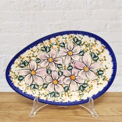 ポーリッシュポタリー VENA たまご型プレート 25cm V191-U275