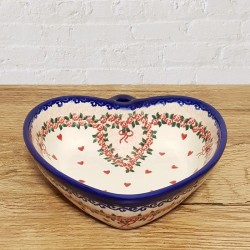 ポーリッシュポタリー VENA ハートボウル16.5cm V069-U455