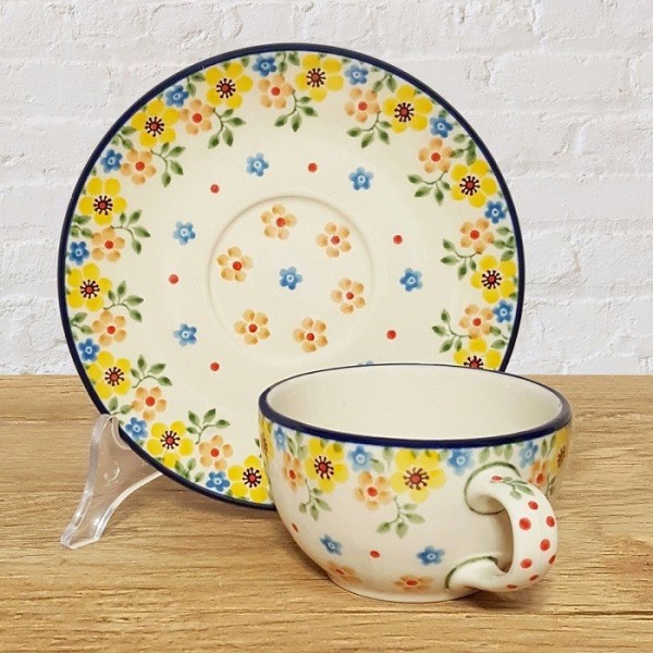ポーリッシュポタリー CERAMIKA ARTYSTYCZNA カップ＆ソーサー 220ml CA768-2225X