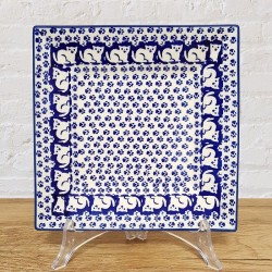 ポーリッシュポタリー MANUFAKTURA スクエアプレート 18cm_T158-KOT6