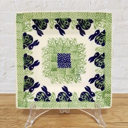 ポーリッシュポタリー MANUFAKTURA スクエアプレート 18cm_T158-P324