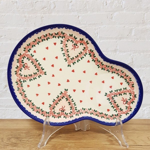 ポーリッシュポタリー VENA ダルマ プレート28cm V209-U455