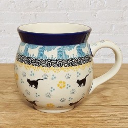 ポーリッシュポタリー CERAMIKA ARTYSTYCZNA ﾎﾟｰﾗﾝﾄﾞﾏｸﾞｶｯﾌﾟ350ml_CA70-2153X