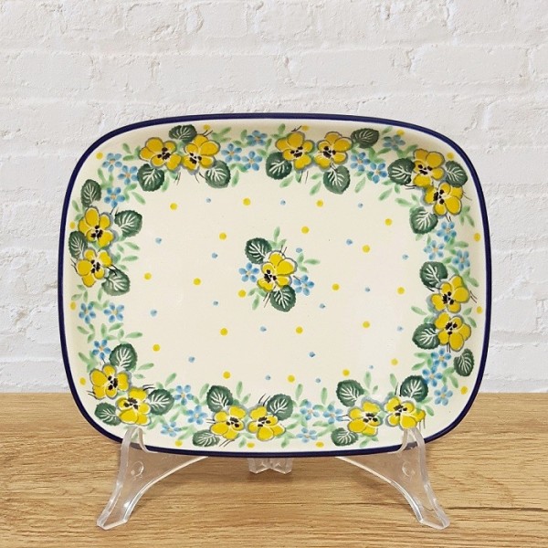 ポーリッシュポタリー CERAMIKA ARTYSTYCZNA スクエアディッシュ18cm_CA159-2383X