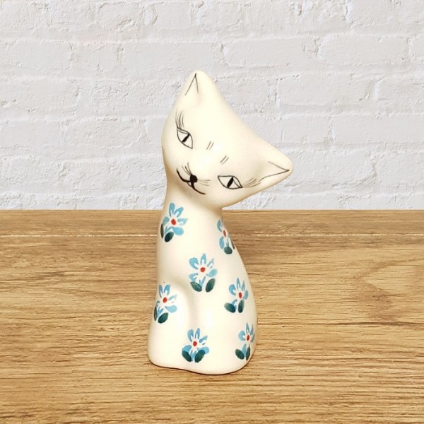 ポーリッシュポタリー IRENA 猫の置物小9cm_KOT9-111
