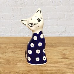 ポーリッシュポタリー IRENA 猫の置物10cm_KOT10-041