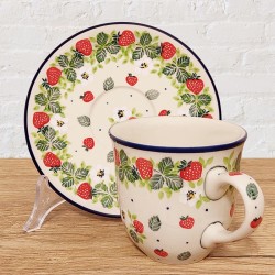 ポーリッシュポタリー CERAMIKA ARTYSTYCZNA マグカップ ＆ ソーサー220ml_CAB66-2709X