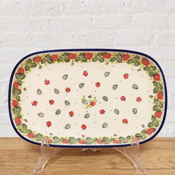 ポーリッシュポタリー CERAMIKA ARTYSTYCZNA オーバル プレート26.5cm_CA392-2709X