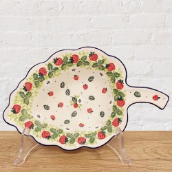 ポーリッシュポタリー CERAMIKA ARTYSTYCZNA リーフボウル27cm_CA61-2709X