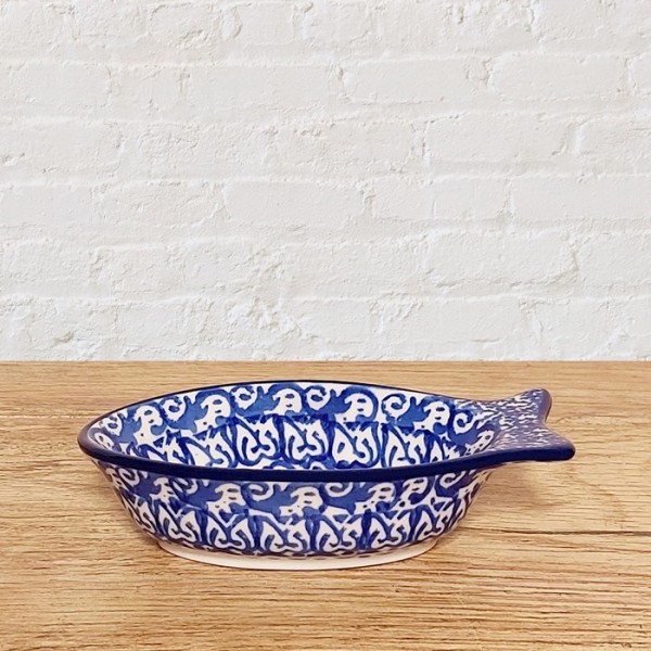 ポーリッシュポタリーARTYSTYCZNA お魚型ボウル小_CAC26-62X