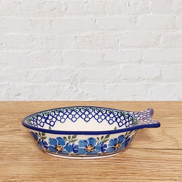 ポーリッシュポタリーARTYSTYCZNA お魚型ボウル小_CAC26-1396X