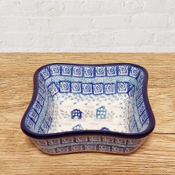 ポーリッシュポタリー ARTYSTYCZNA スクエア ボウル_11.5cm_CA657-U4939